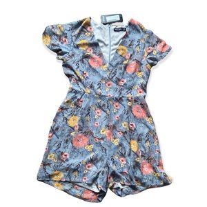 NWT Nasty Gal floral romper